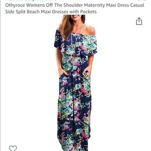 Floral maternity dress